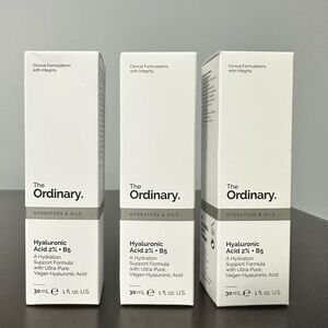 The Ordinary Hyaluronic Acid 2% + B5 Serum - New & Unused - Lot of 3
